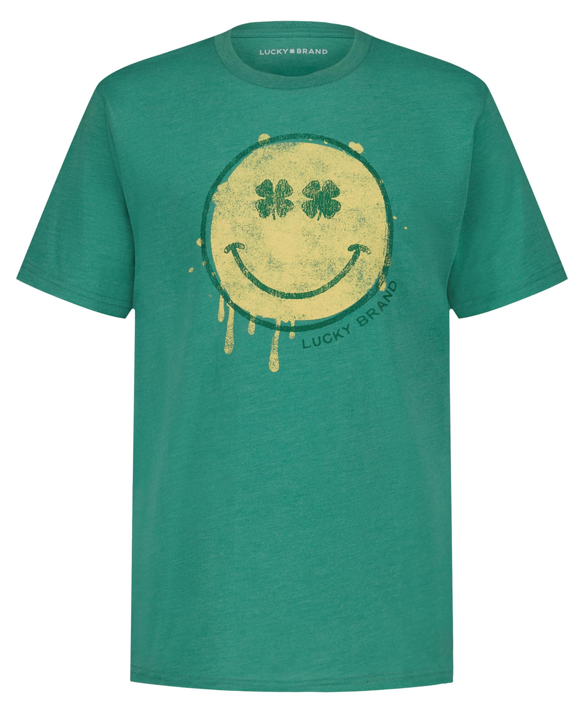 Lucky Brand Boys' Short Sleeve Graphic Crew Neck T-Shirt, Soft, Comfortable, Relaxed Fit