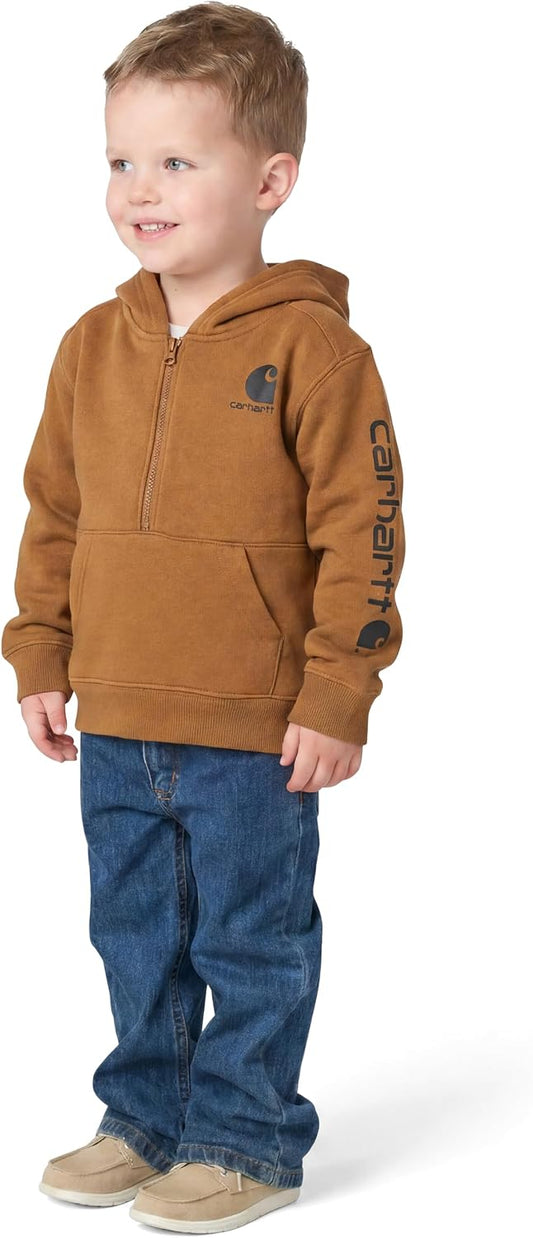 Carhartt Kid's CA6273 Long-Sleeve Half-Zip Sweatshirt - Boys