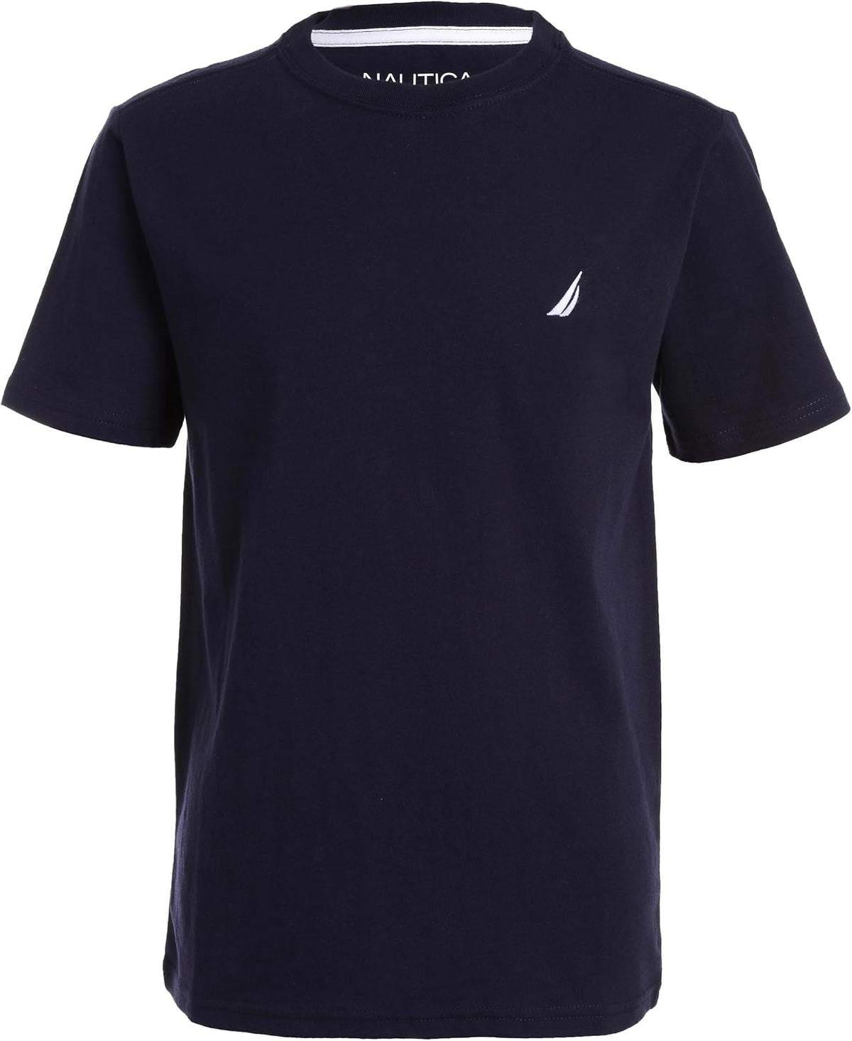 Nautica Boys' Short Sleeve Solid Crewneck T-Shirt