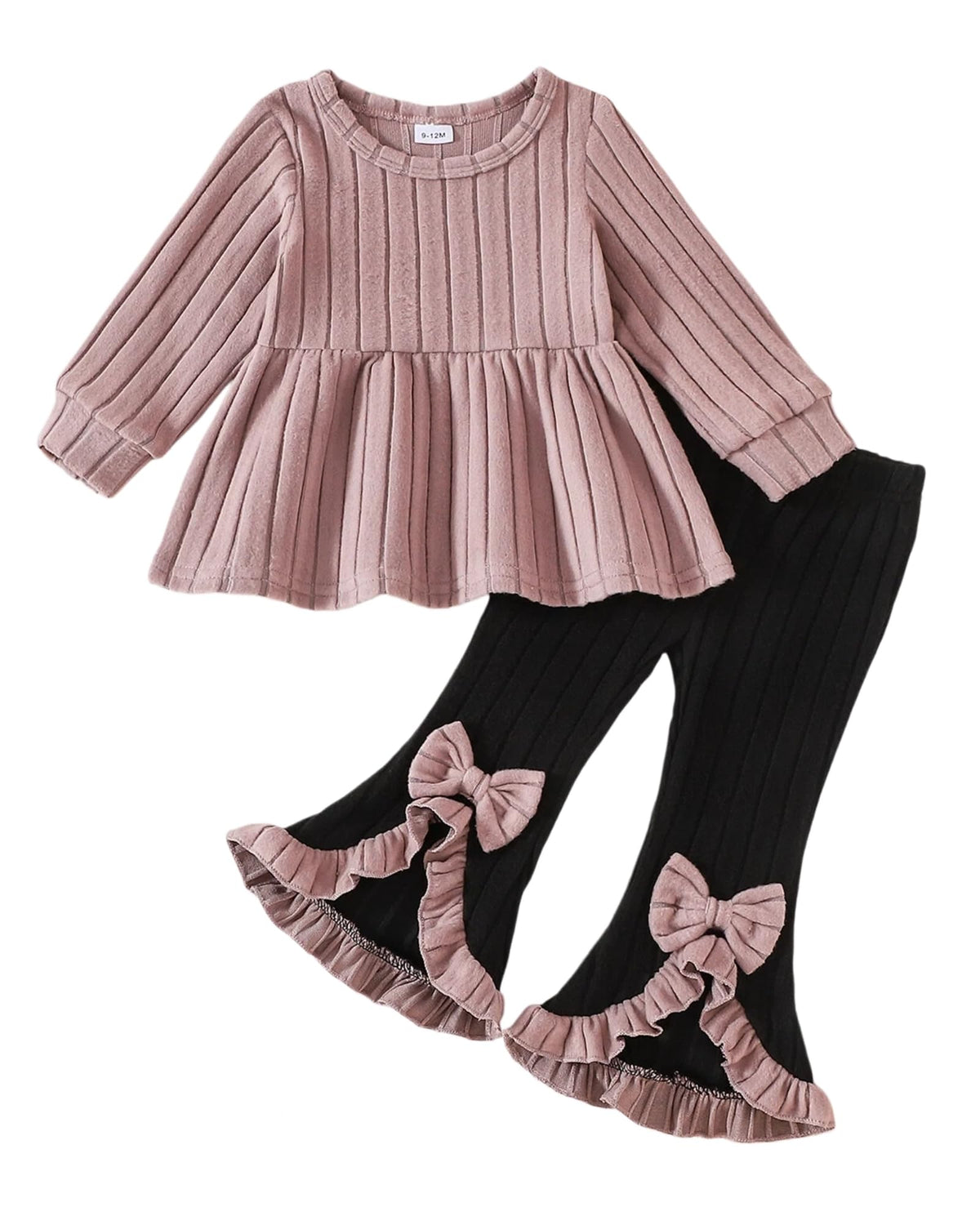 Baby Toddler Girl Clothes 2 Piece Fall Winter Outfits For 9M-4Y