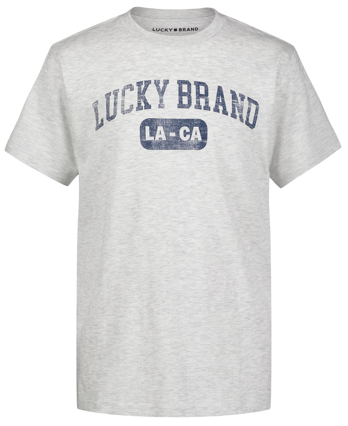 Lucky Brand Boys' Short Sleeve Graphic Crew Neck T-Shirt, Soft, Comfortable, Relaxed Fit