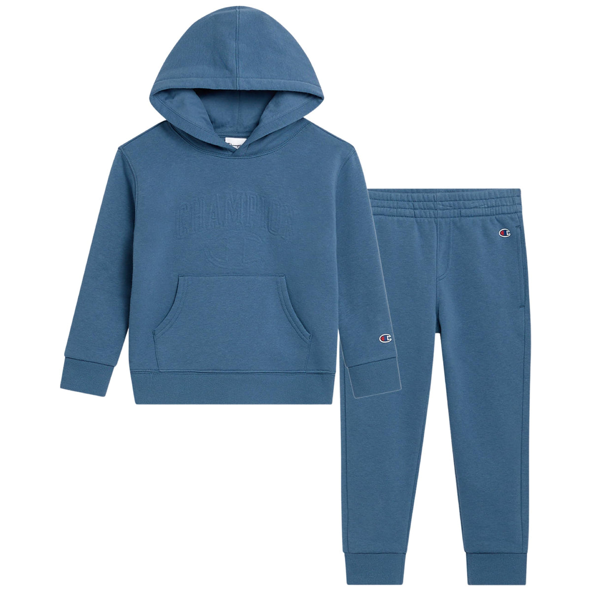 Champion Boys Jogger Set Fleece Hoodie and Sweatpants Tracksuit