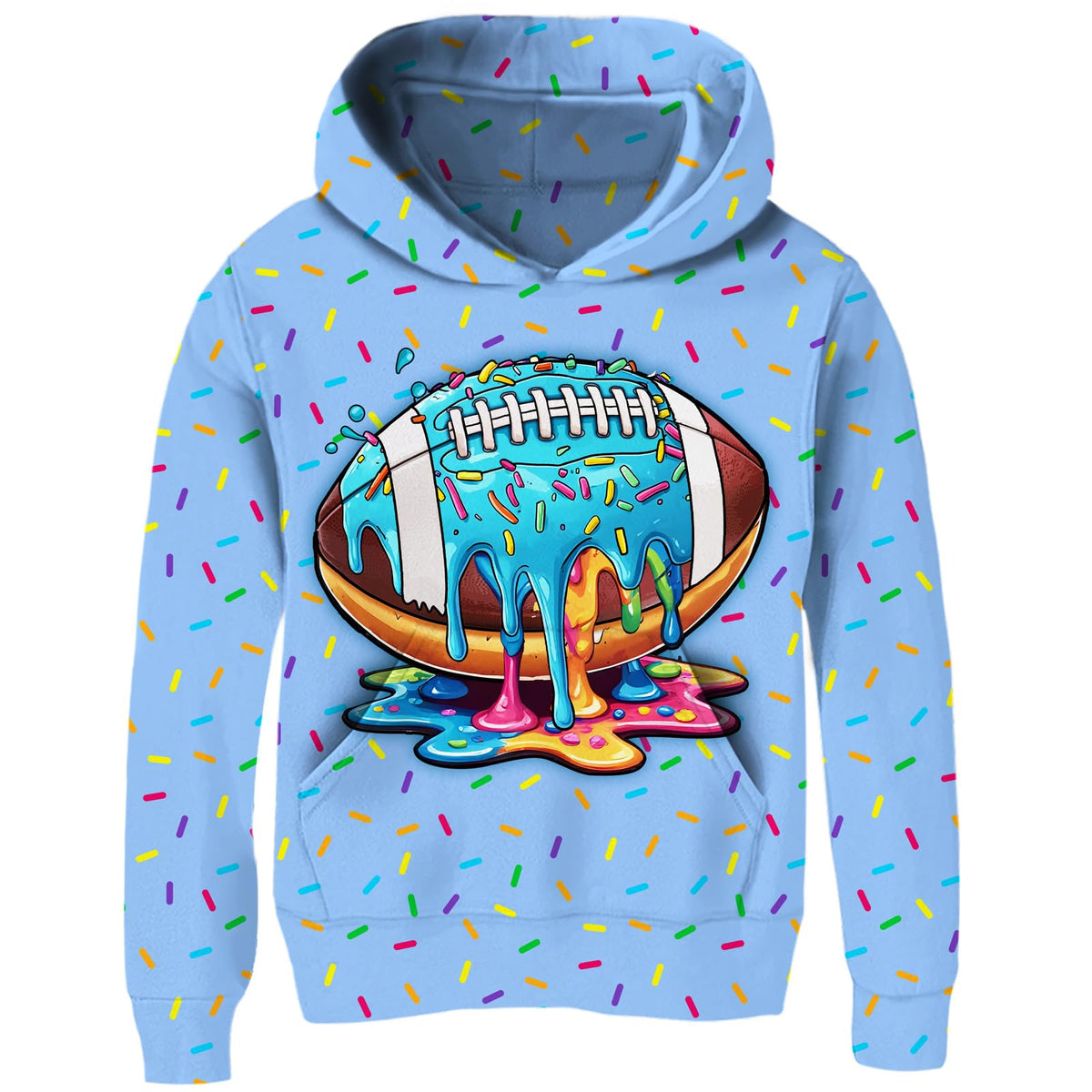 Idgreatim Boys Girls Hoodies Kids 3D Graphic Hooded Sweatshirts size 6-16