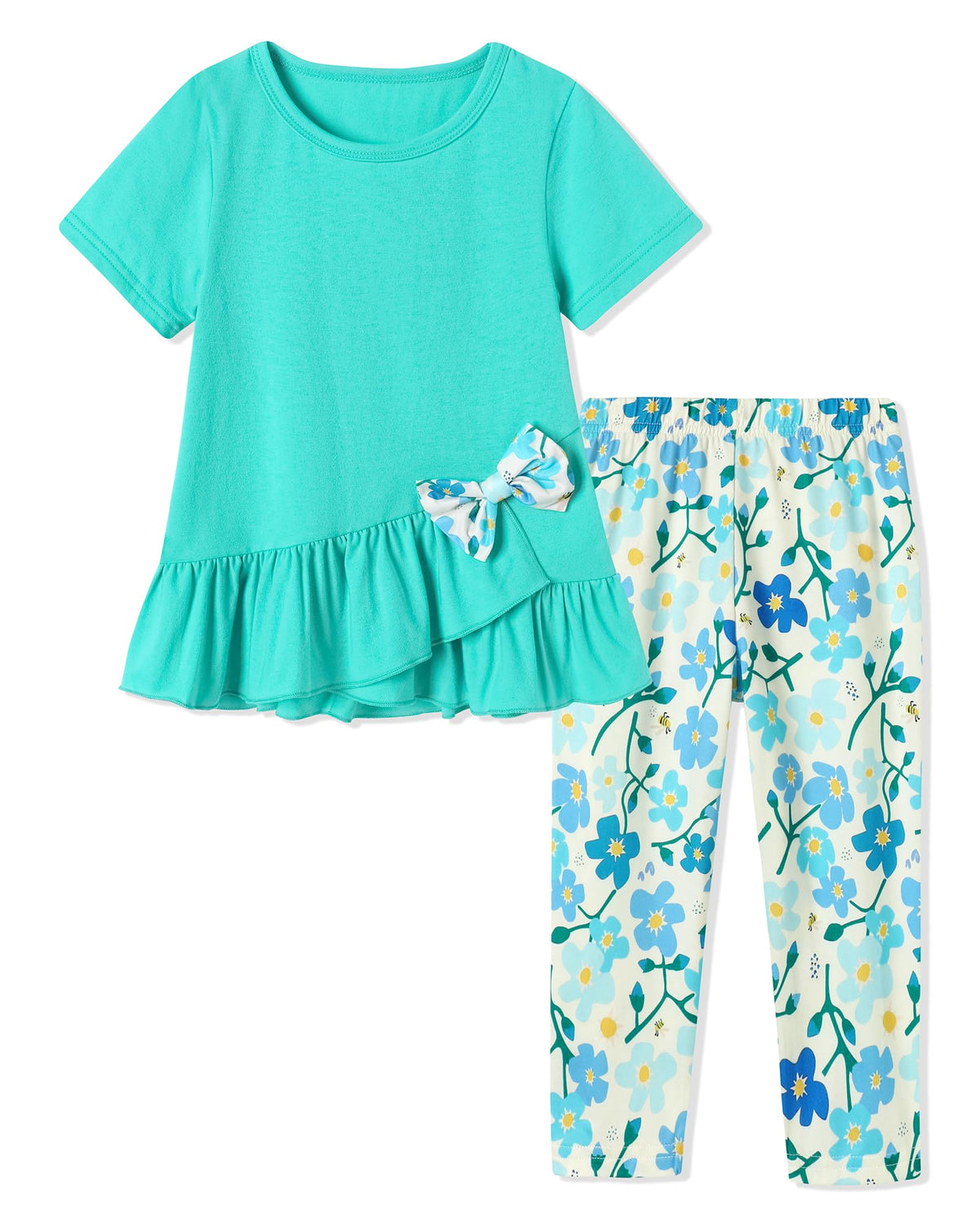 Toddler Girl Clothes 2-8Years Girls Spring Summer Outfit 2Pcs Set