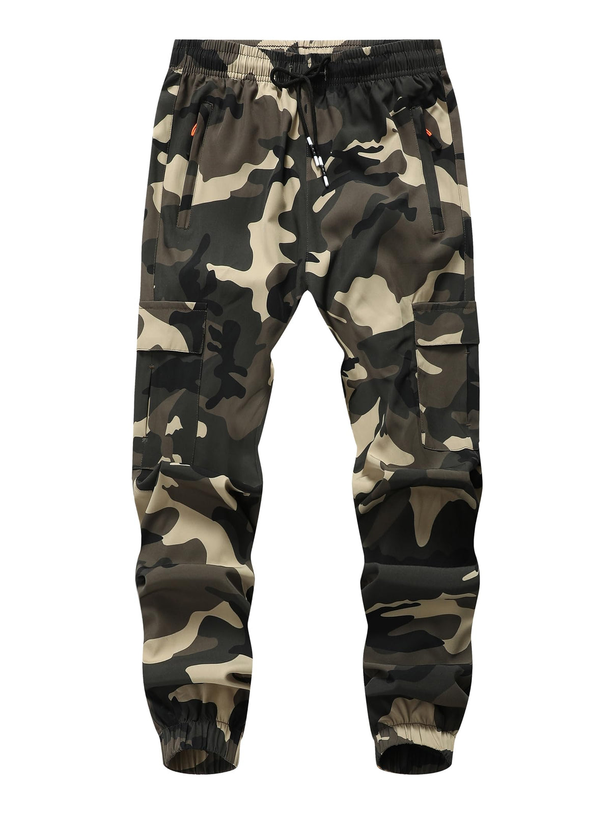 Boy's Cargo Joggers Pants Youth Quick Dry Hiking Lightweight Pants for Sports Outdoor with Zipper Pockets