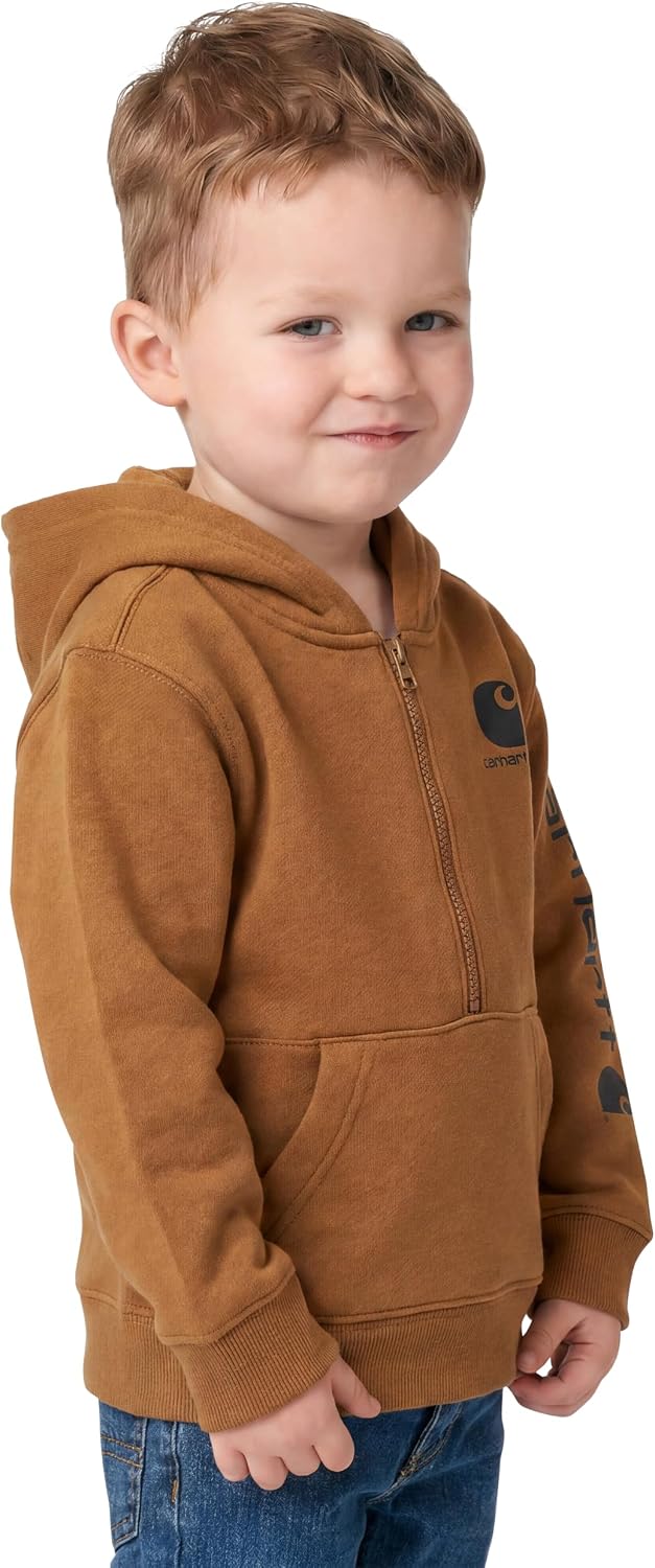 Carhartt Kid's CA6273 Long-Sleeve Half-Zip Sweatshirt - Boys