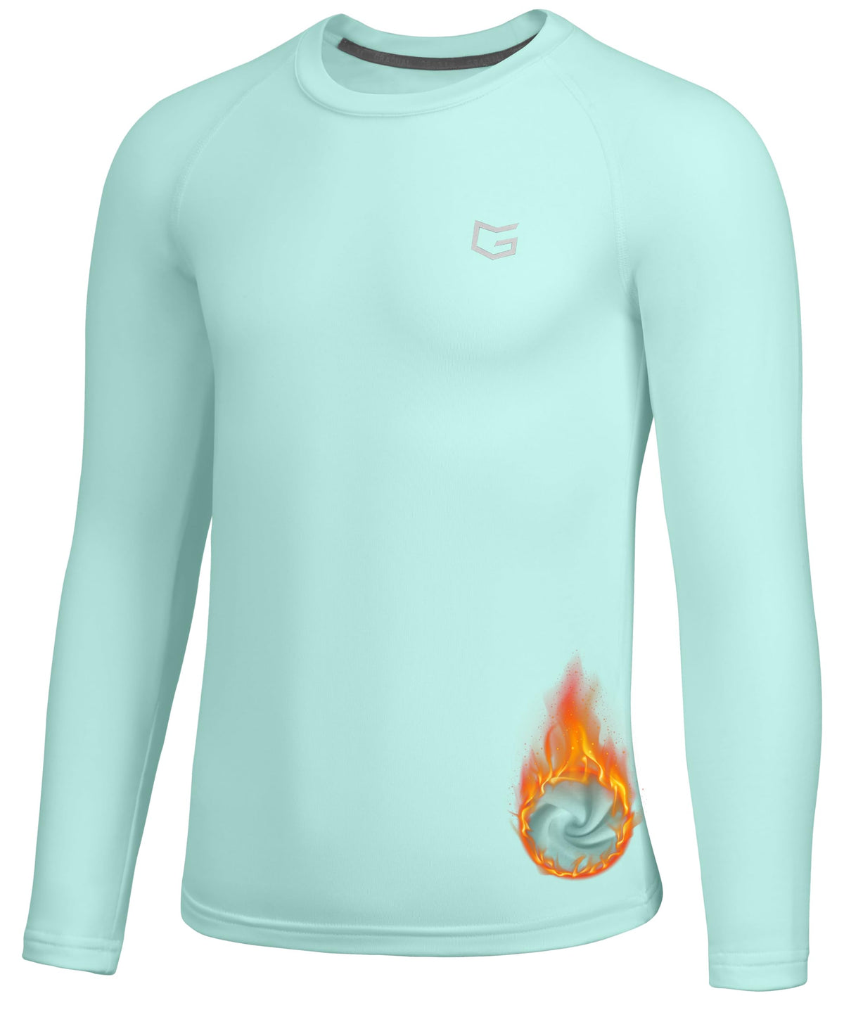 G Gradual Youth Boys Compression Thermal Shirt Long Sleeve
