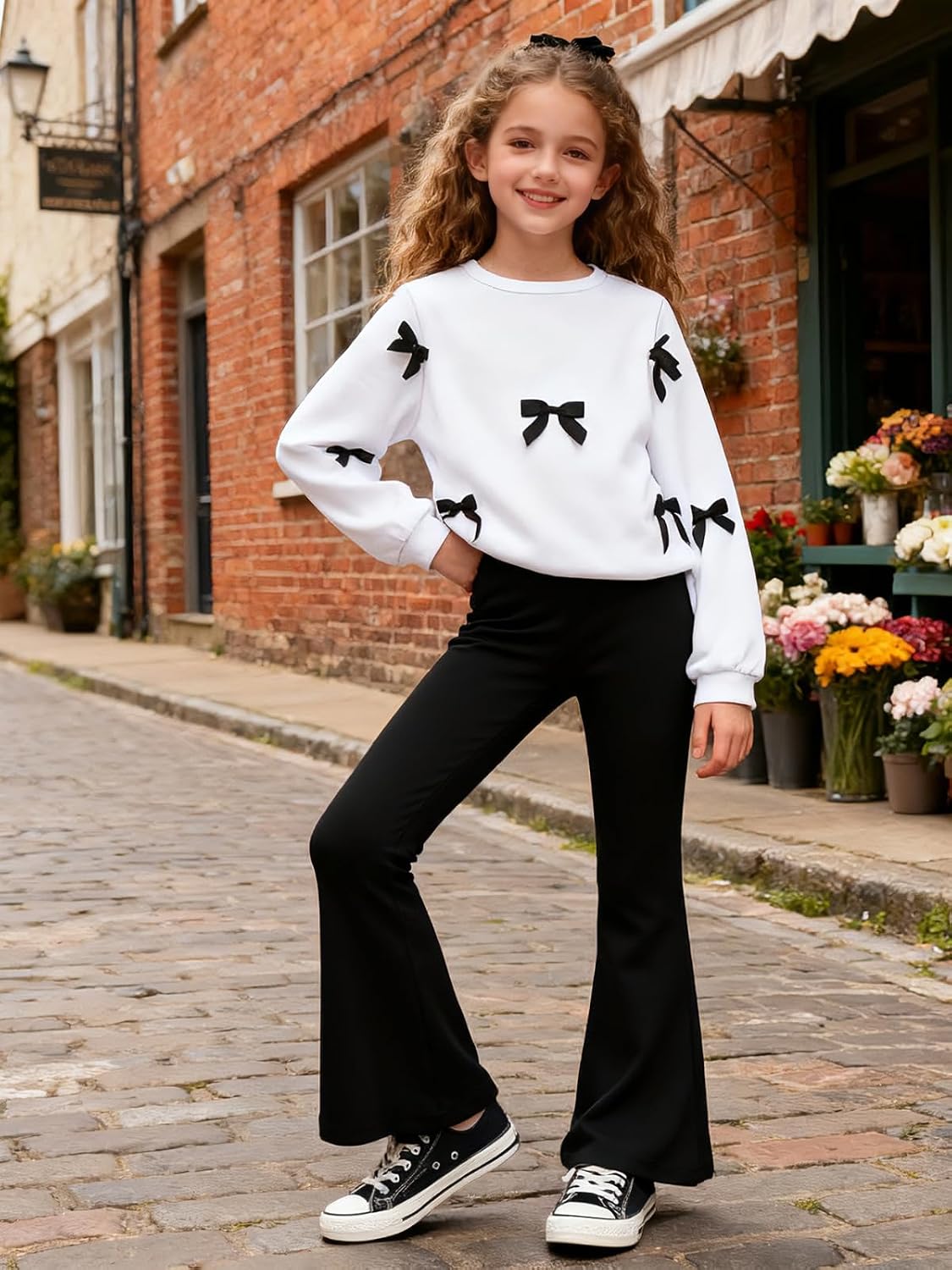 Girls Outfits 2 Piece Fall Tops & Pants Clothing Set 6-16 Years