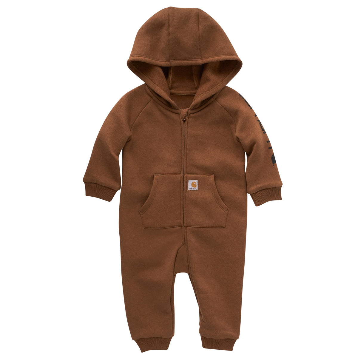 Carhartt Baby Boys' Long-Sleeve Hooded Zip-Up Footless One-Piece Coverall