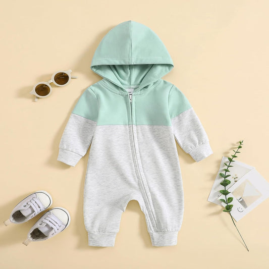 allshope Newborn Baby Boy Fall Outfit Romper Jumpsuit Infant Clothes