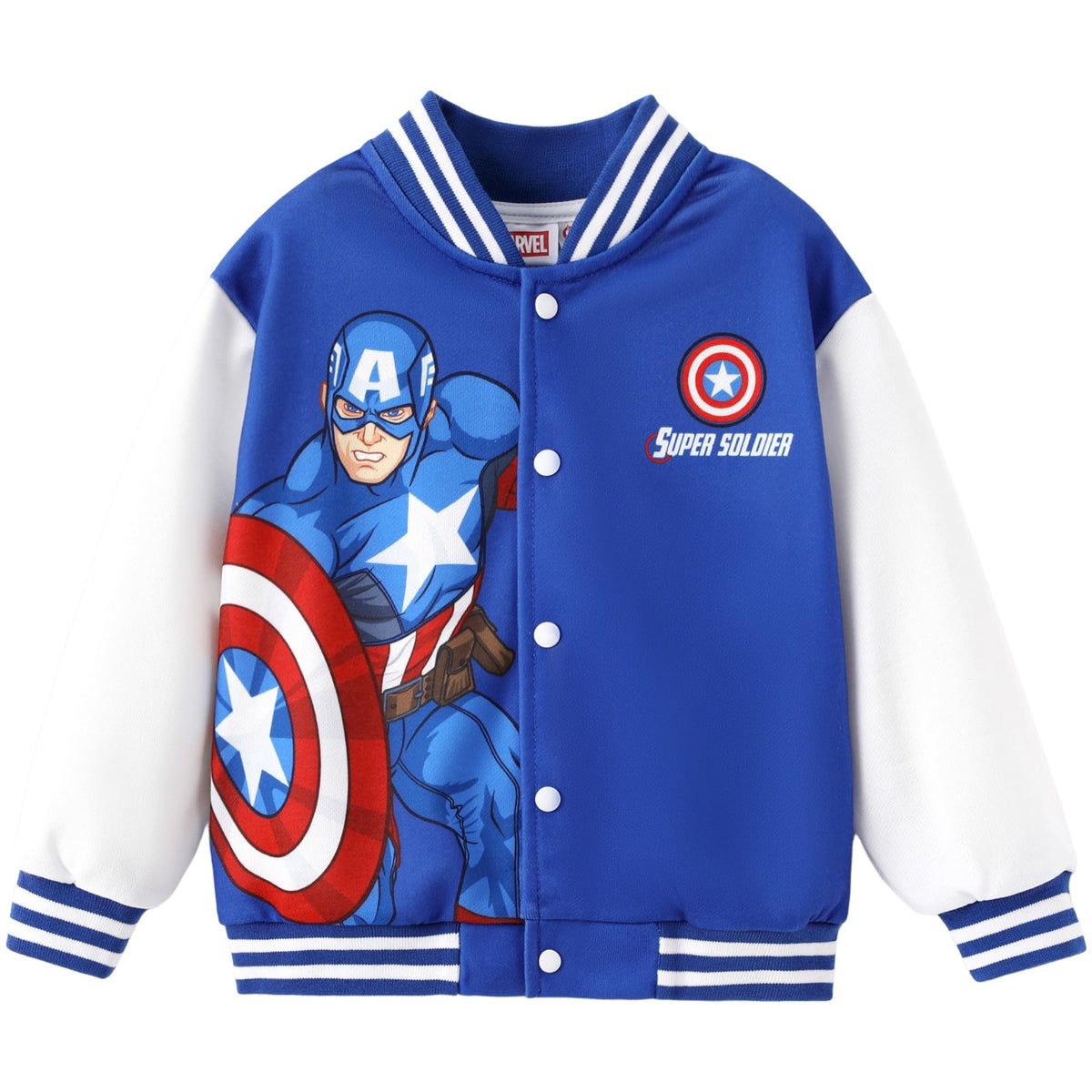 Disney Bomber Jacket Spider Man Marvel Toy Story Cars Varsity Cardigan2-13Y