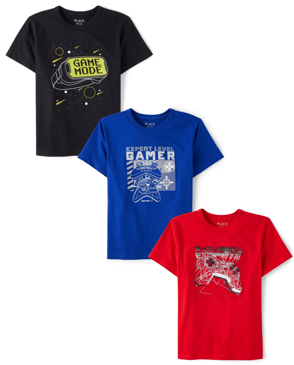 The Children's Place Boys The Children's Place Boys Short Sleeve Graphic T- Shirt 3-Pack