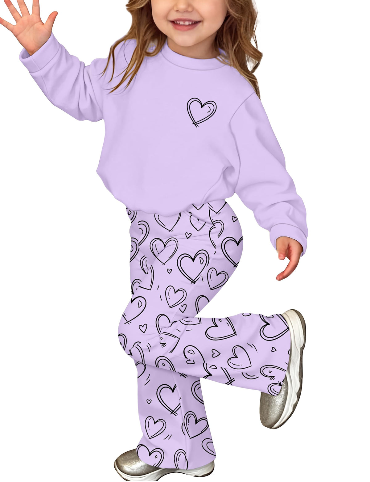 Toddler Girl Clothes 12M-4T Pullover Pant Sets Outfits With Pockets