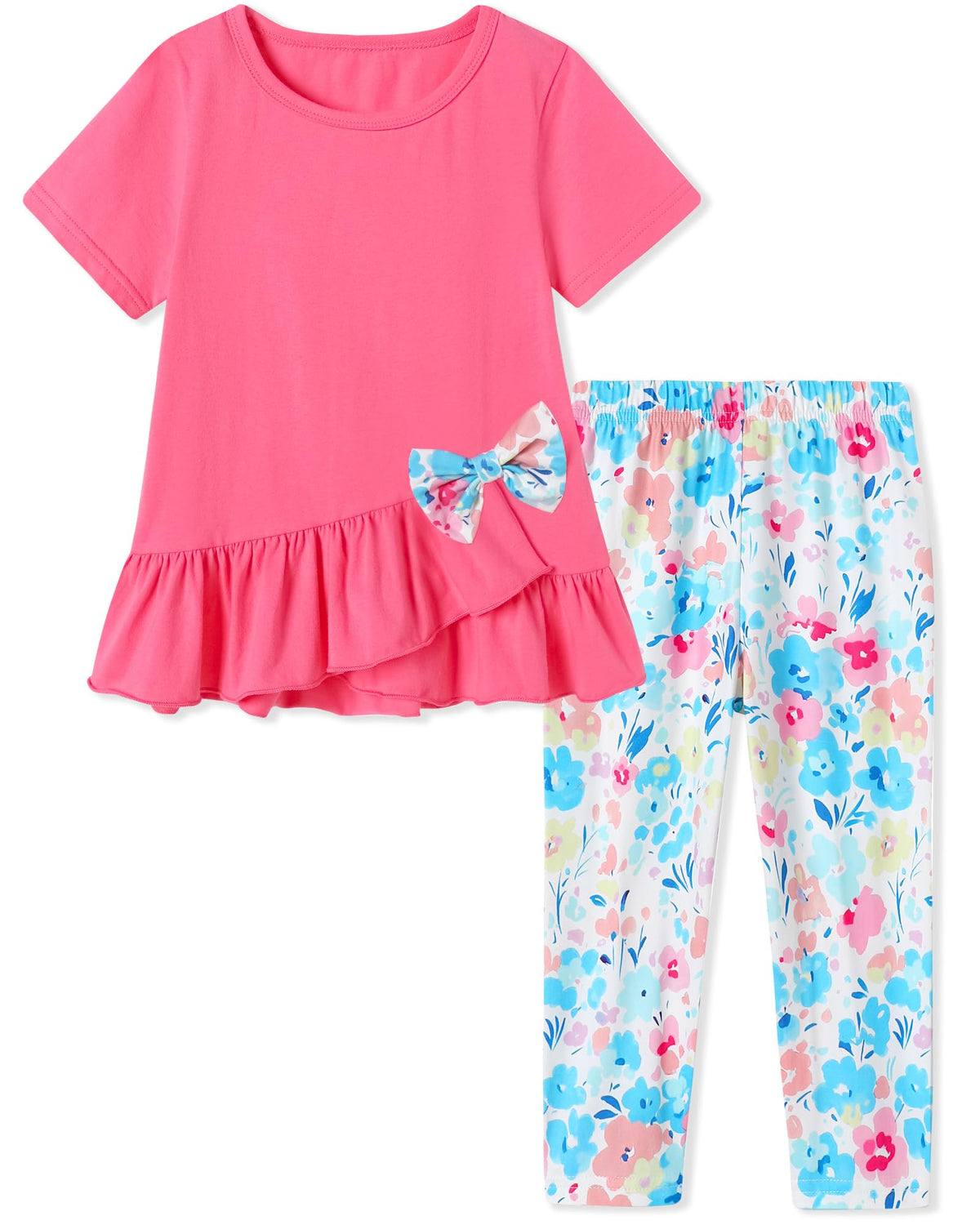 Toddler Girl Clothes 2-8Years Girls Spring Summer Outfit 2Pcs Set
