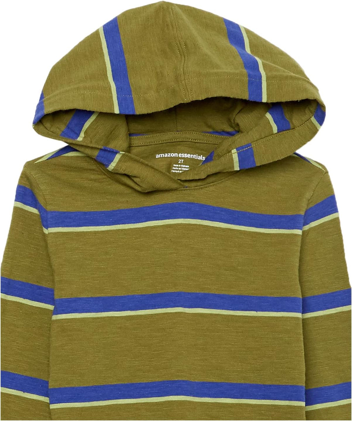 Amazon Essentials Boys and Toddlers' Lightweight Long-Sleeve Hooded T-Shirt, Pack of 2