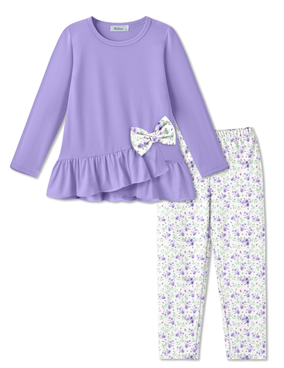 Arshiner Toddler Girl Clothes Fall Outfit Long Sleeve Tops Leggings Set