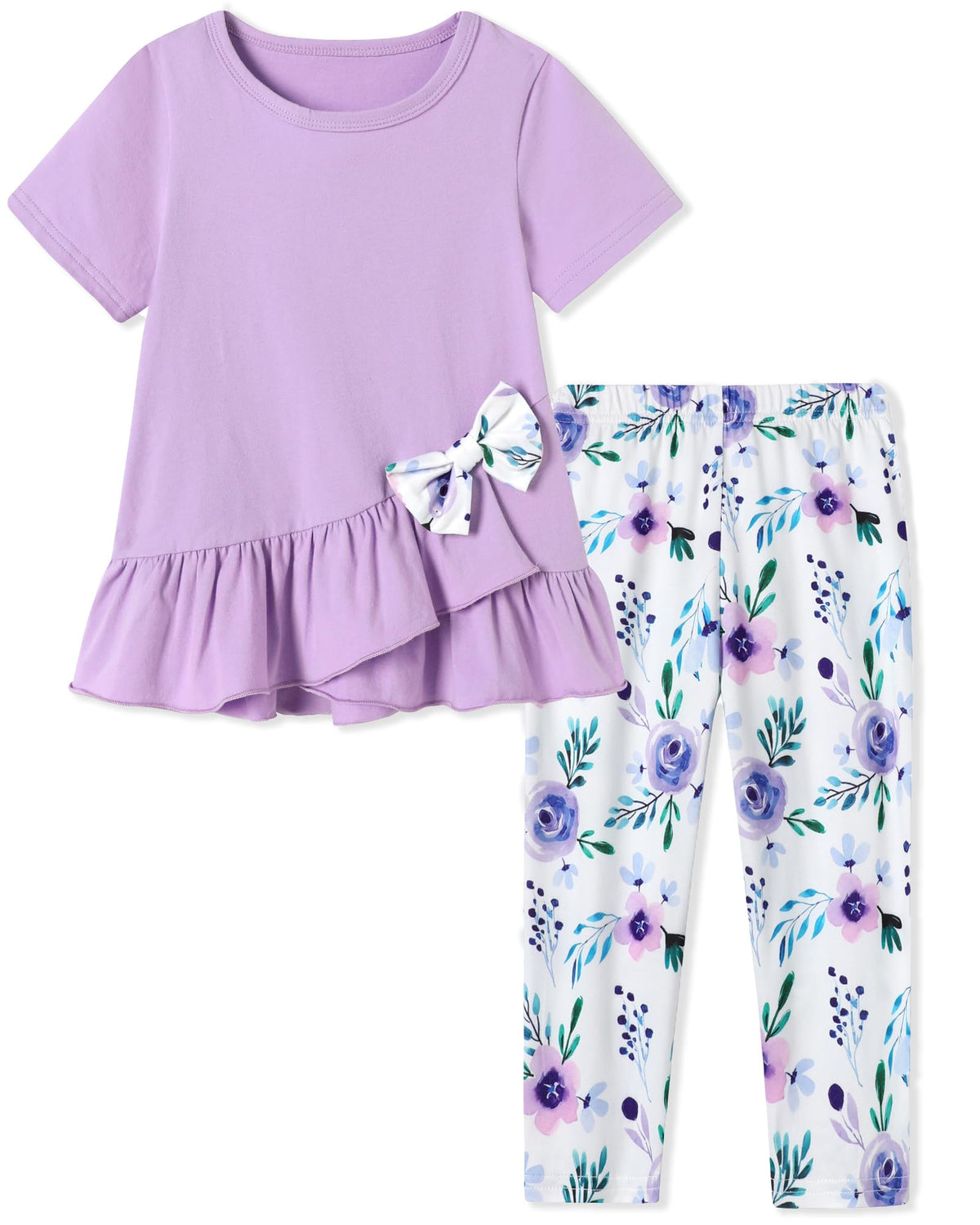 Toddler Girl Clothes 2-8Years Girls Spring Summer Outfit 2Pcs Set