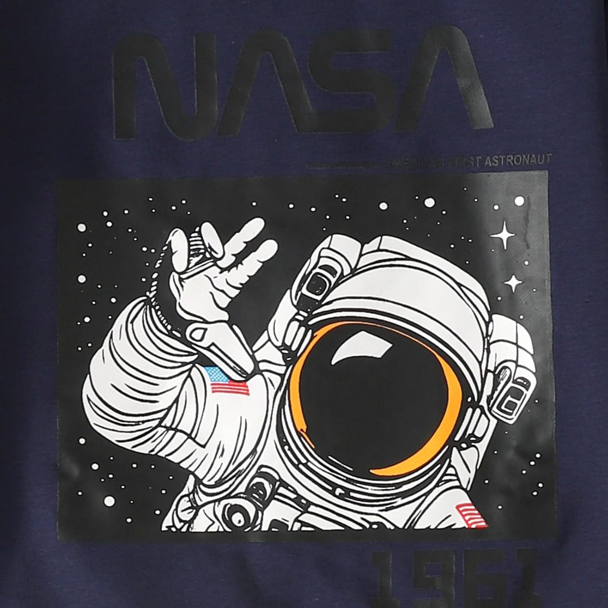 Size 5-12 Years Boys 2 Piece Outfits Long Sleeve Solid Astronaut Pattern Top and Sweatpants Fall Winter Clothing Set