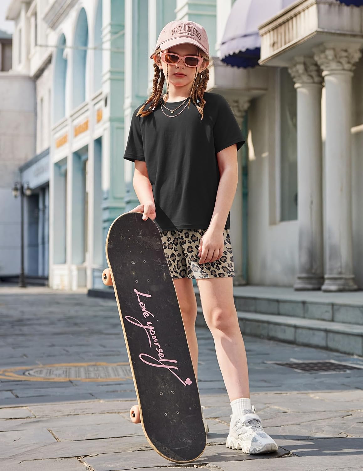 Arshiner Girls 2 Piece Outfits Summer Clothes Fashion Tops and Shorts Set