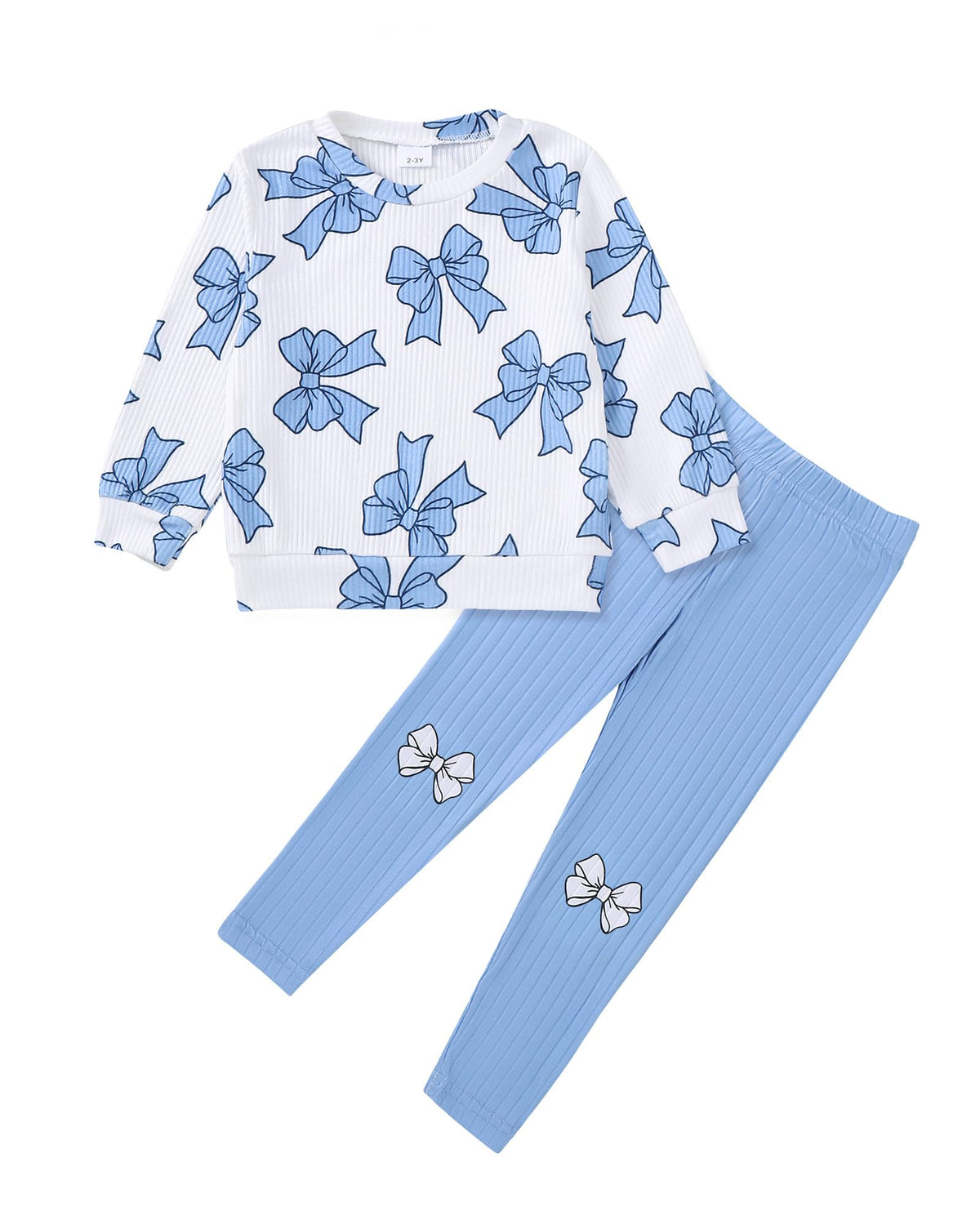 SODLON Girls Clothes Little Girl Fall Winter Leggings Pants Outfits 2-7Y