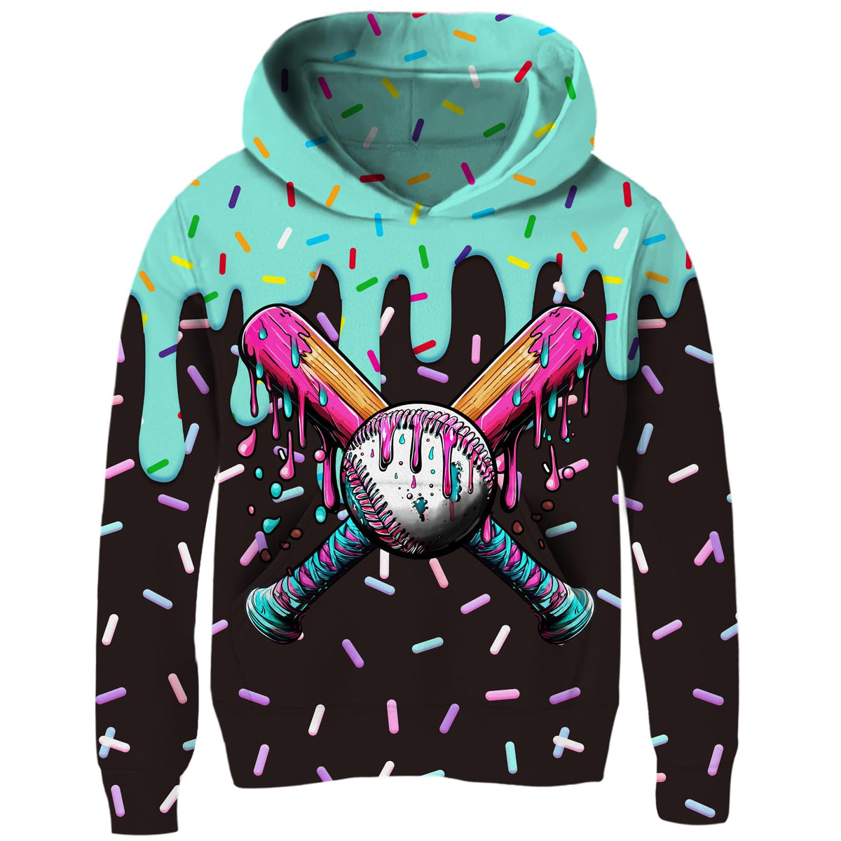 Idgreatim Boys Girls Hoodies Kids 3D Graphic Hooded Sweatshirts size 6-16