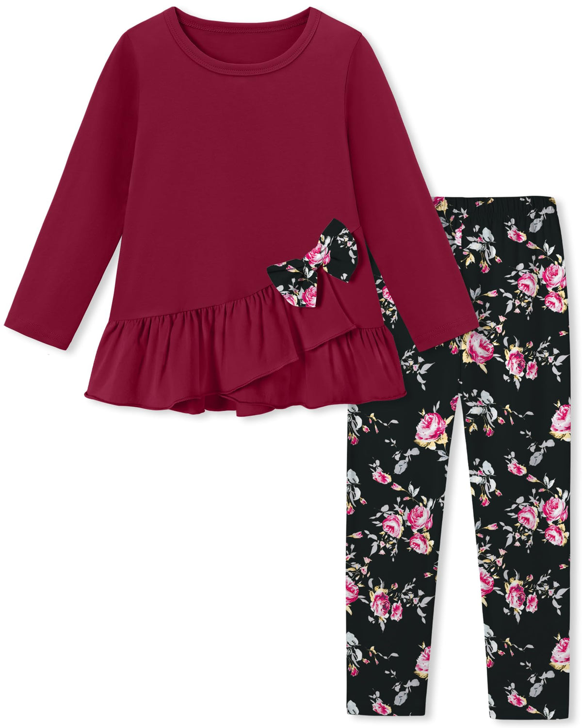 Toddler Girl Clothes 18M-8T Girls Fall Winter Outfit 2Pcs Set