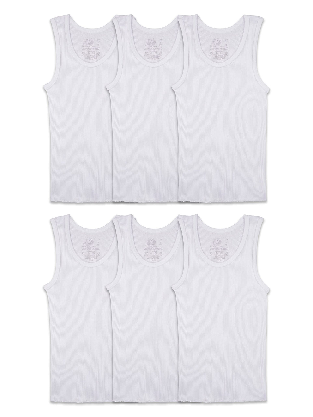 Fruit of The Loom Boys' Eversoft Cotton Undershirts, T Shirts & Tank Tops