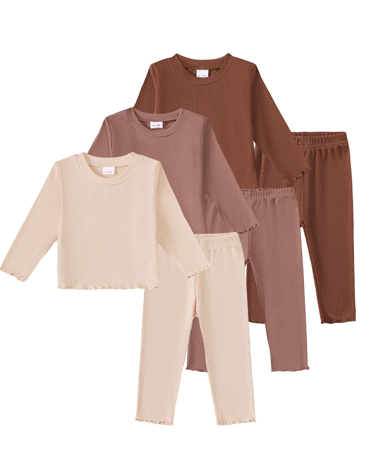 Toddler Baby Girl Clothes Outfits 6-Piece Fall Winter Clothing Set