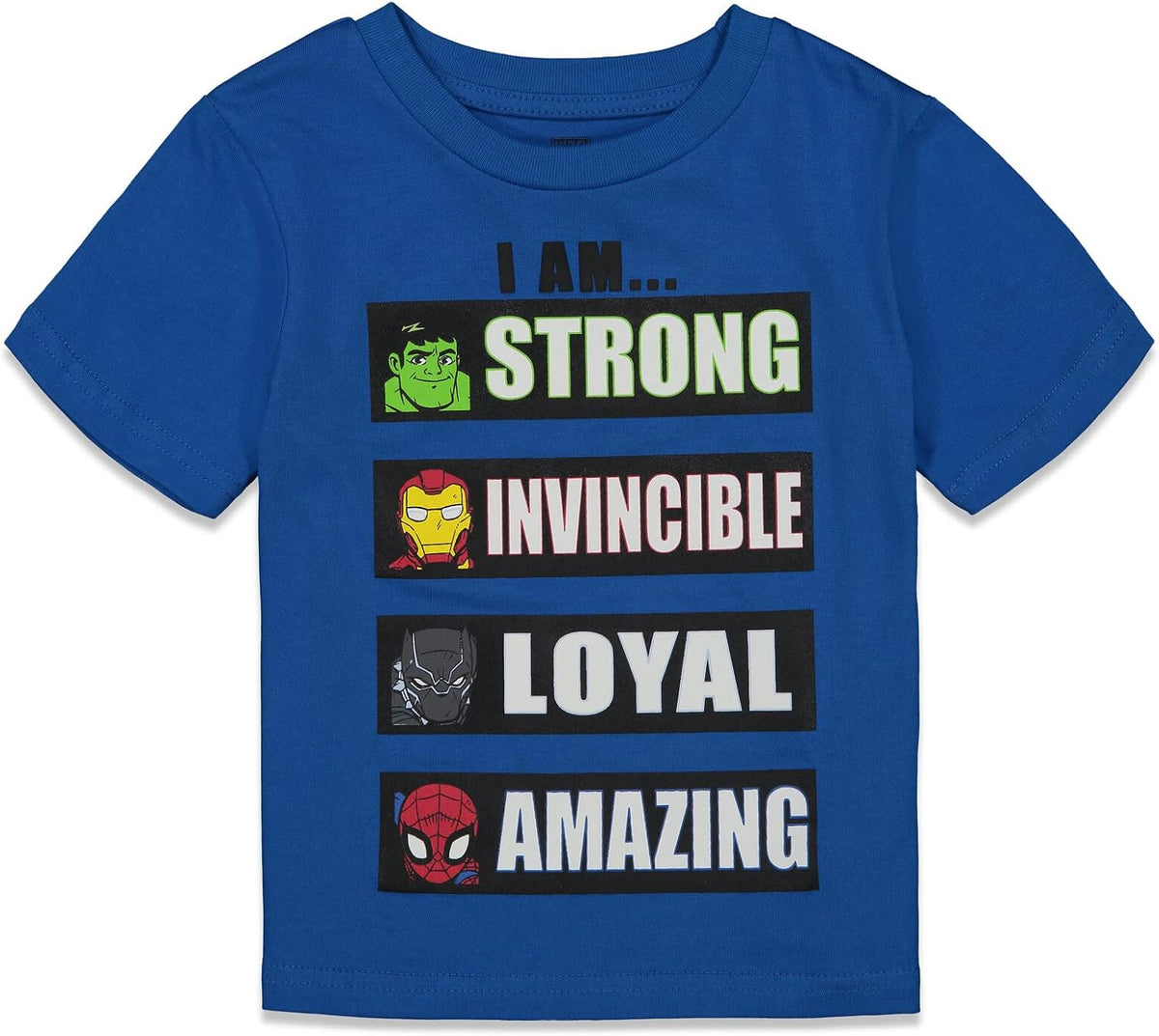 Marvel Boys' Short Sleeve T-Shirt 4-Pack Toddler to Little Kid