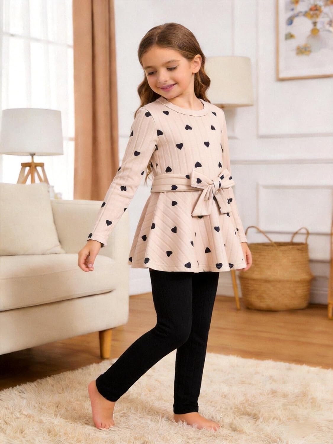 Toddler Girl Clothes Color Block Fall 2 Piece Outfit for Girls
