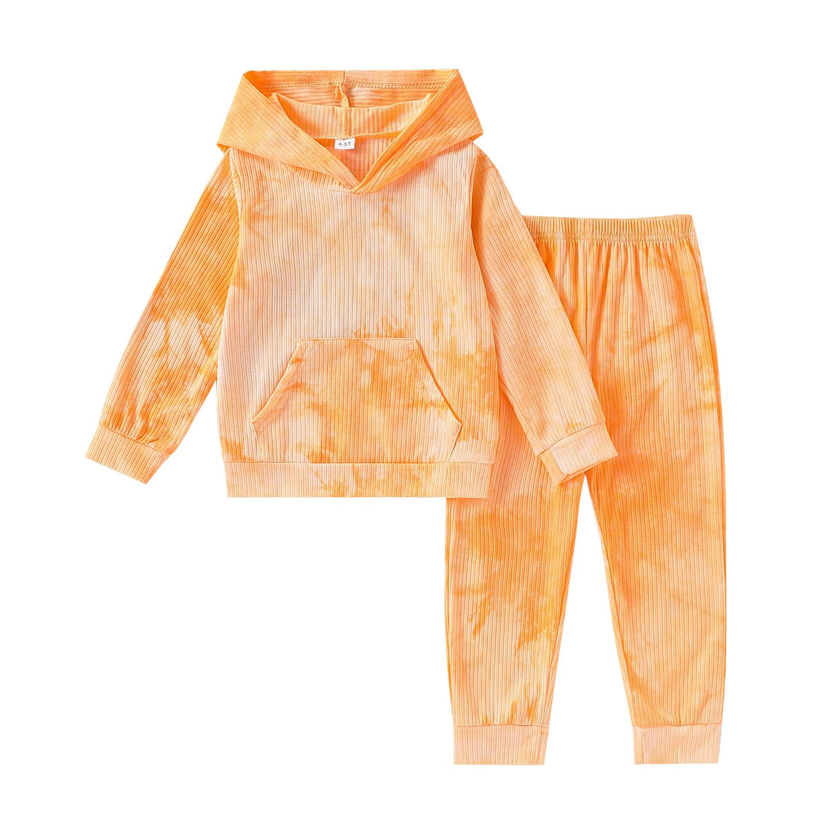 Kids Girls Clothes Cool Girl Print Tie Dye Pullover Sweatshirt and Sweatpants 2 Pieces Outfits Set