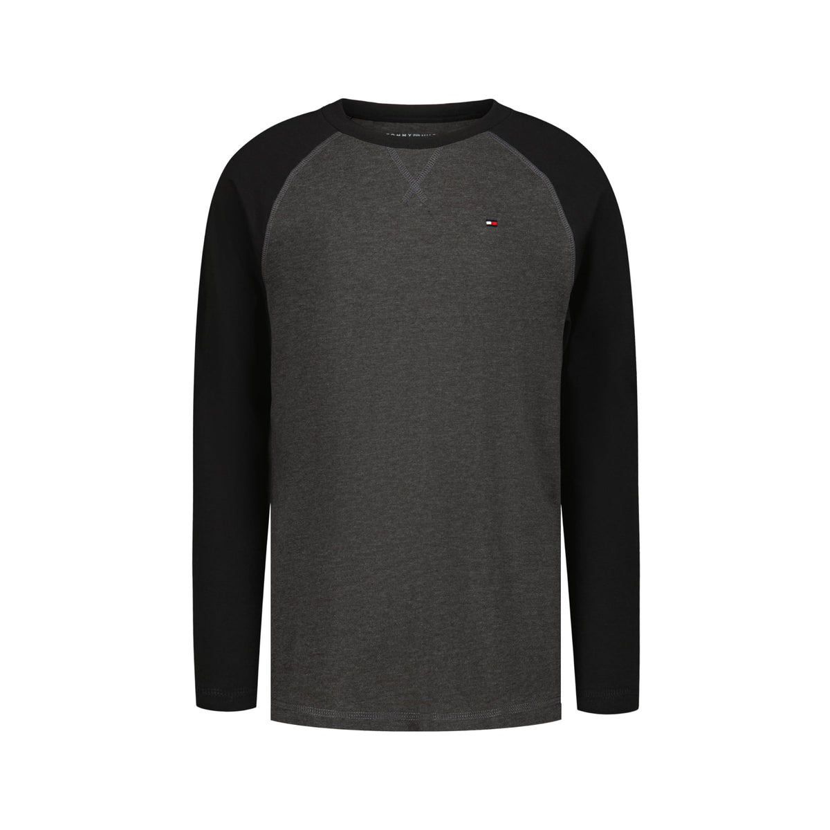 Tommy Hilfiger Boys' Long Sleeve Crew Neck T-Shirt