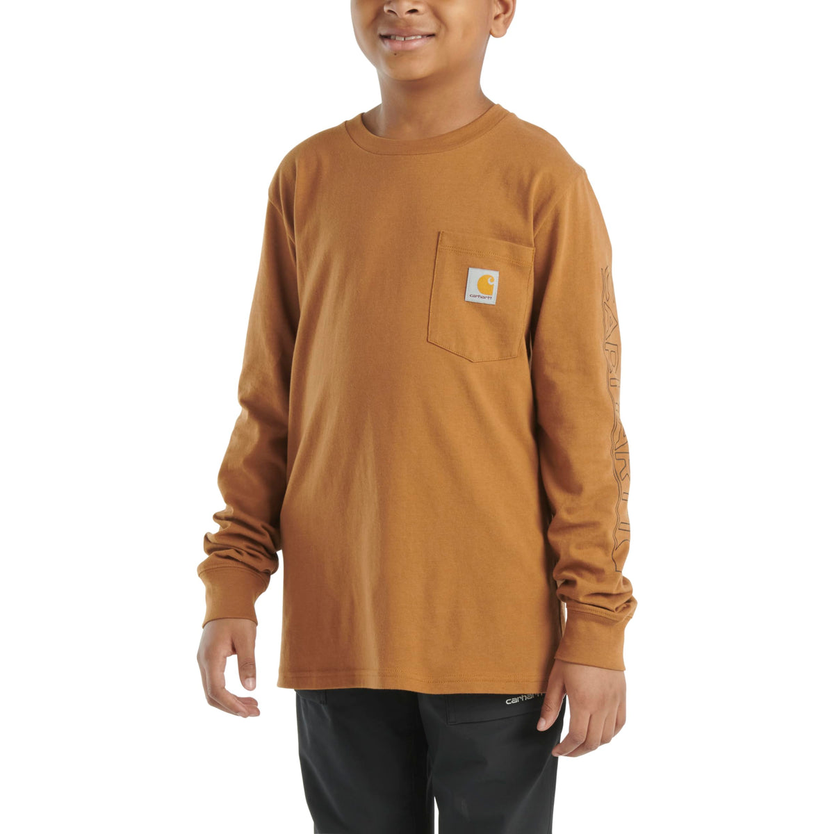 Carhartt Boys Long-Sleeve Pocket T-Shirt