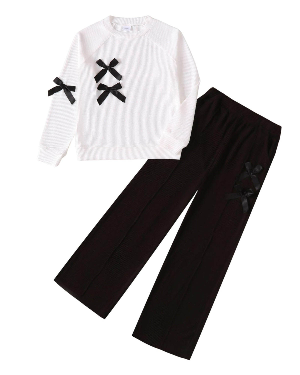 Girls Clothes 6-12Y Teen Girl Bow Outfits Kids Winter Clothing