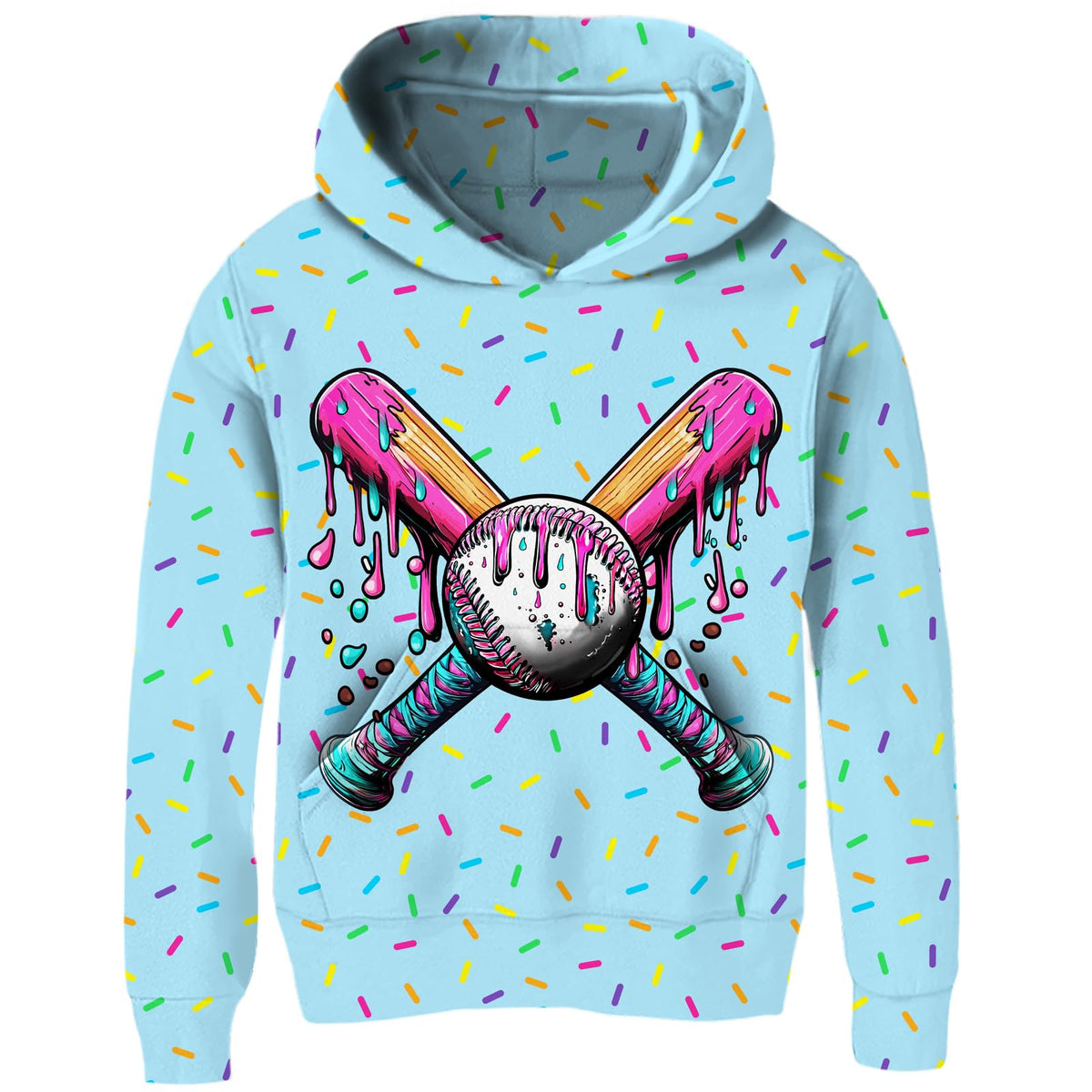 Idgreatim Boys Girls Hoodies Kids 3D Graphic Hooded Sweatshirts size 6-16