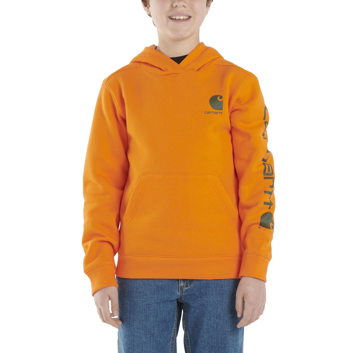 Carhartt Boys Long Sleeve Hooded Sweatshirt