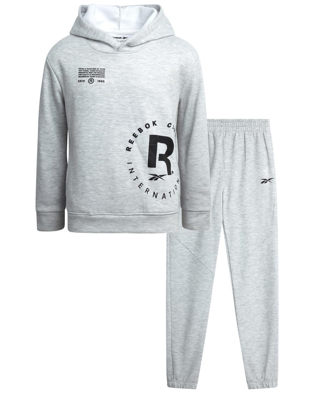 Reebok Boys 2-Piece Fleece Hoodie & Jogger Sweatsuit Set