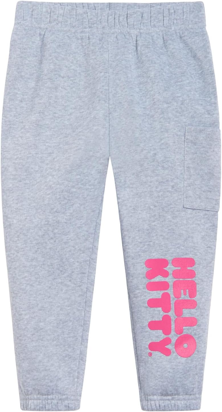 Hello Kitty Girls' 2-Piece Sweatshirt and Joggers Set Toddler to Big Kid