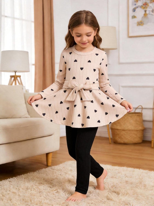 Toddler Girl Clothes Color Block Fall 2 Piece Outfit for Girls