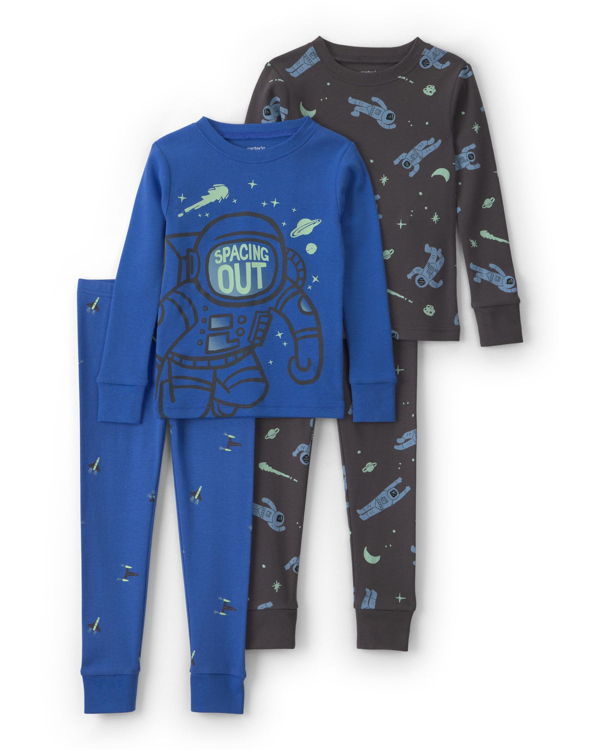 Carter's Boys' 4-piece Tight Fit Cotton Pajama Set