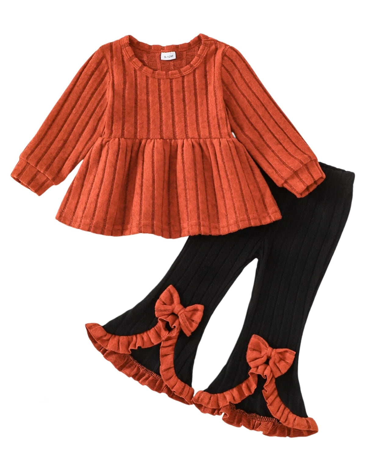 Baby Toddler Girl Clothes 2 Piece Fall Winter Outfits For 9M-4Y