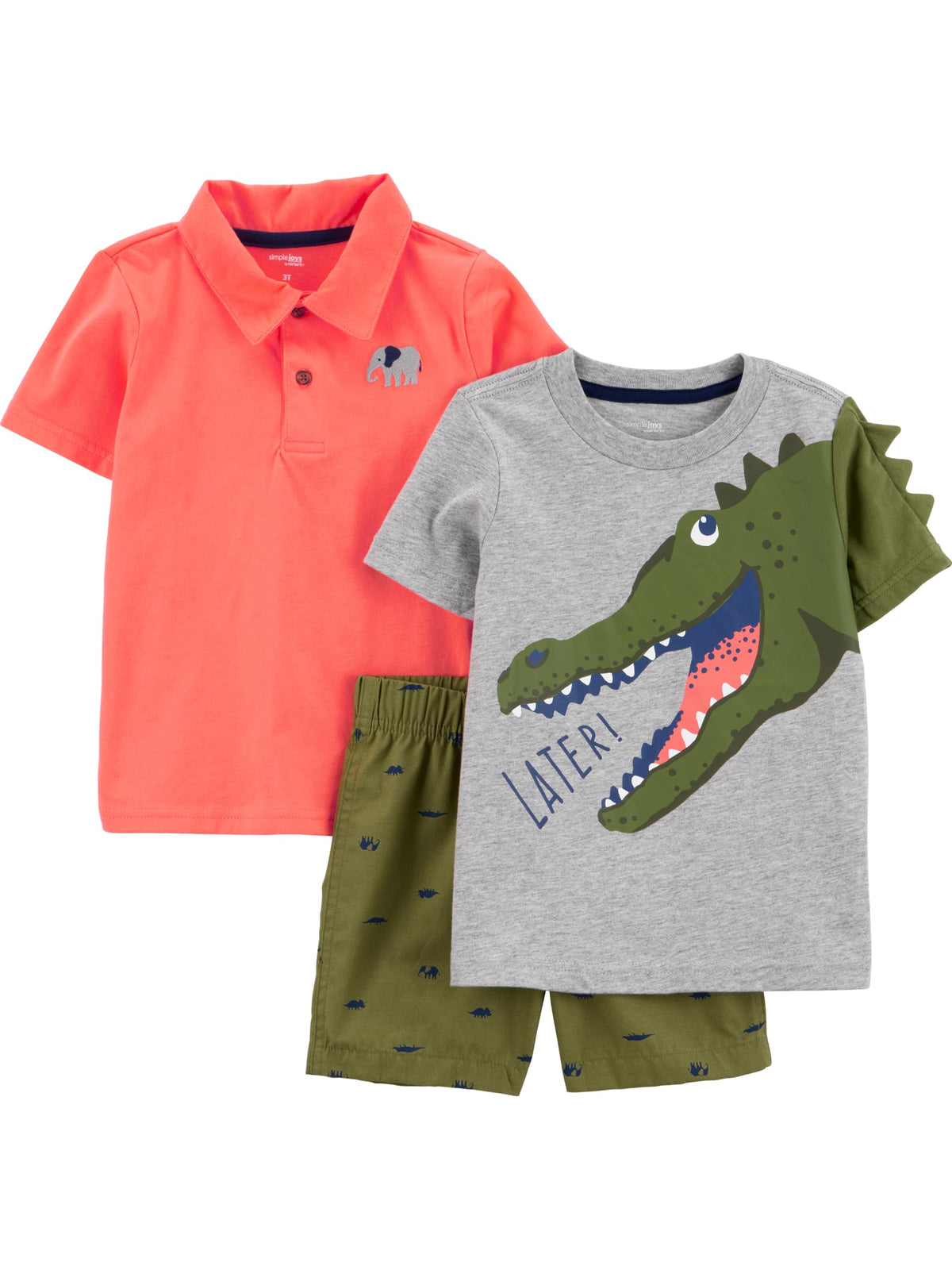 Simple Joys by Carter's Baby Boys 3-piece Playwear Set