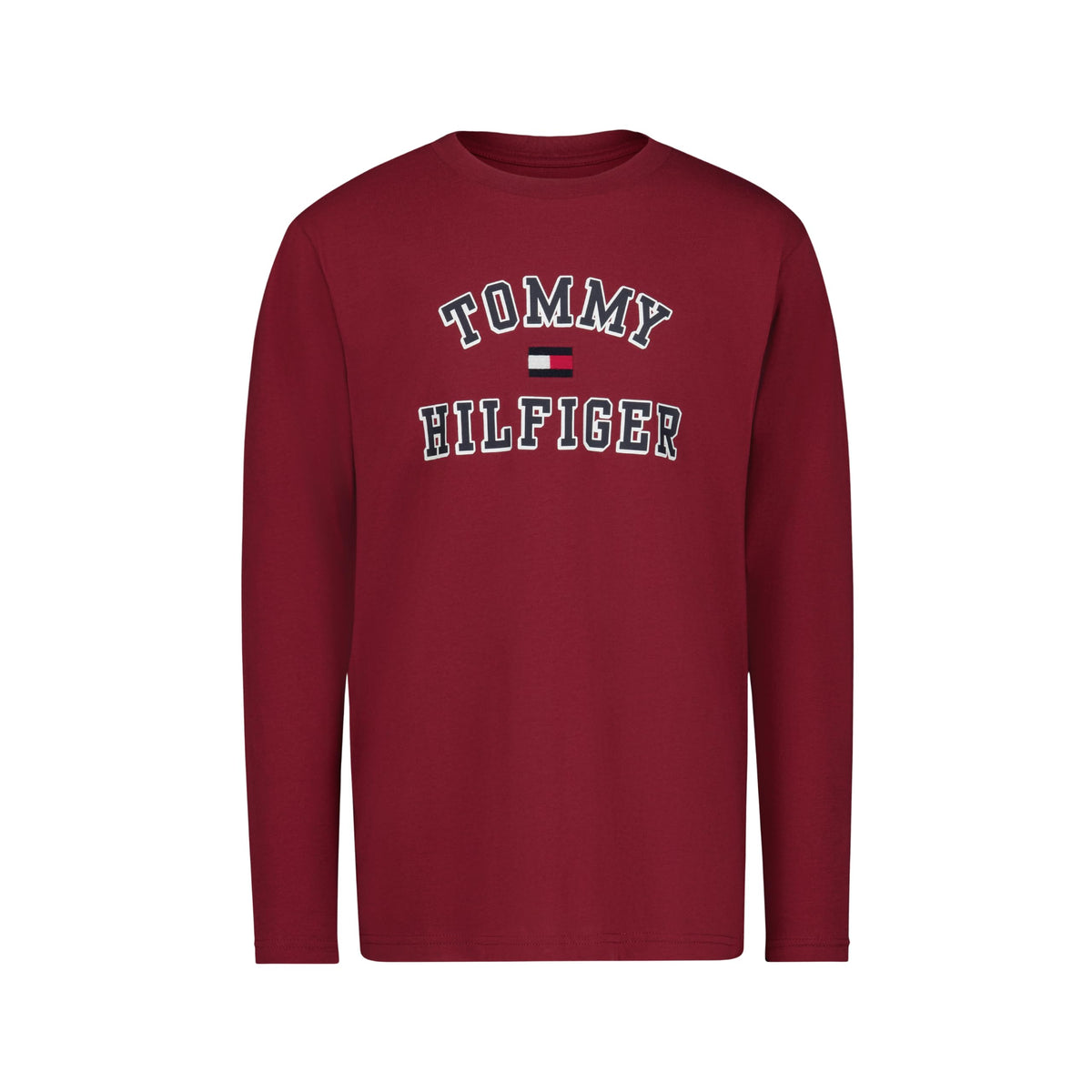 Tommy Hilfiger Boys' Long Sleeve Crew Neck T-Shirt