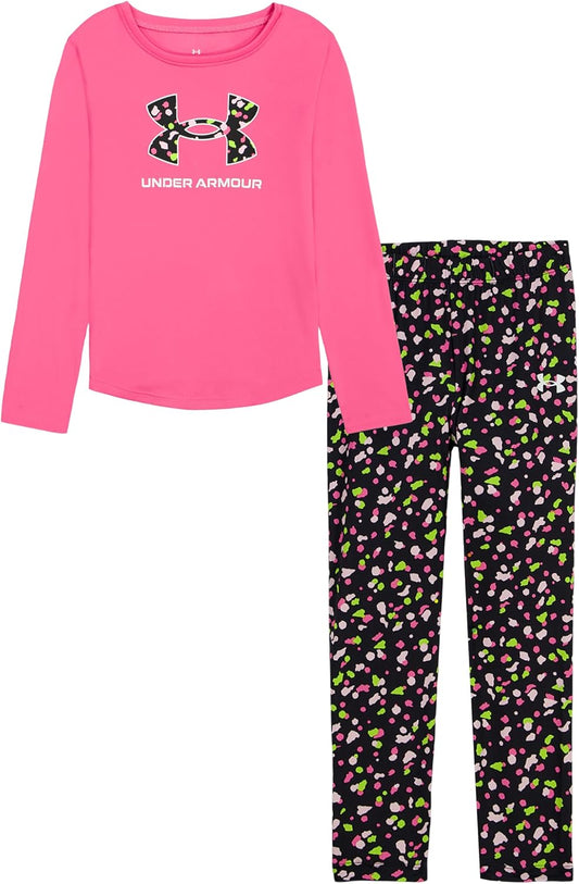 Under Armour Kids Printed LS Leggings Set (Little Kid)