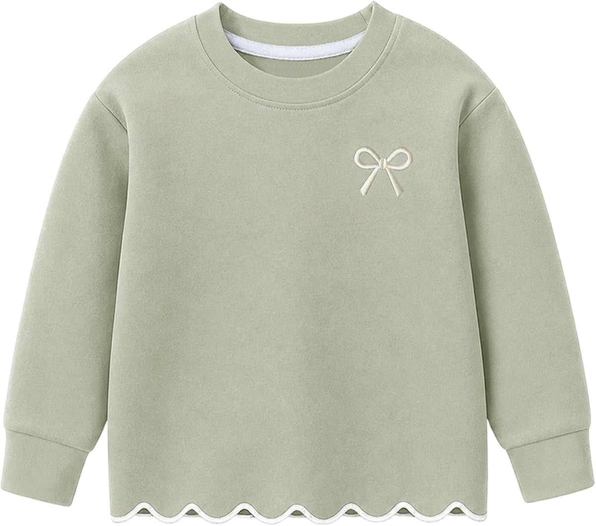 HILEELANG Girls Outfit Set 2 Piece Sweatshirt Top with Flare Pants