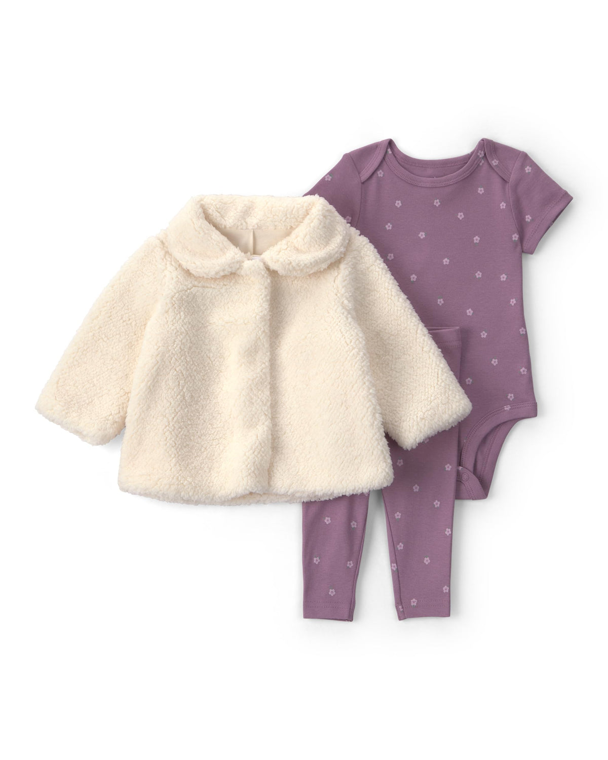 Carter's Baby Girls' 3-piece Bodysuit Pant Sets