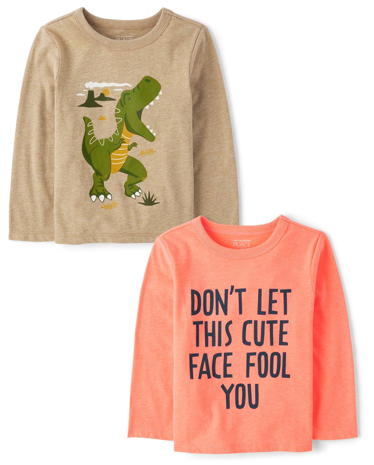 The Children's Place,Baby Boys,and Toddler Assorted Everyday Long Sleeve Graphic T-Shirts