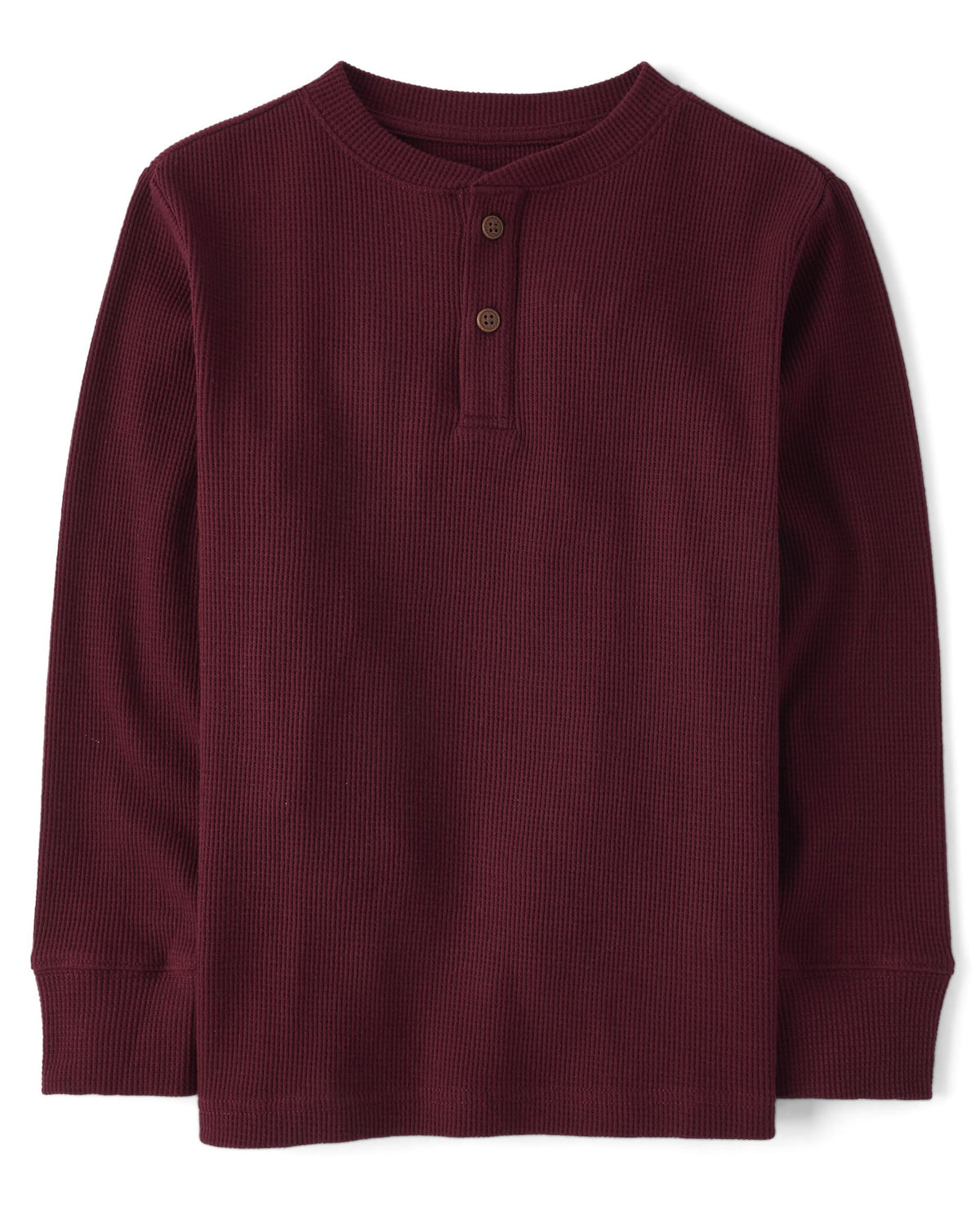 The Children's Place boys Long Sleeve Thermal Henley Shirt