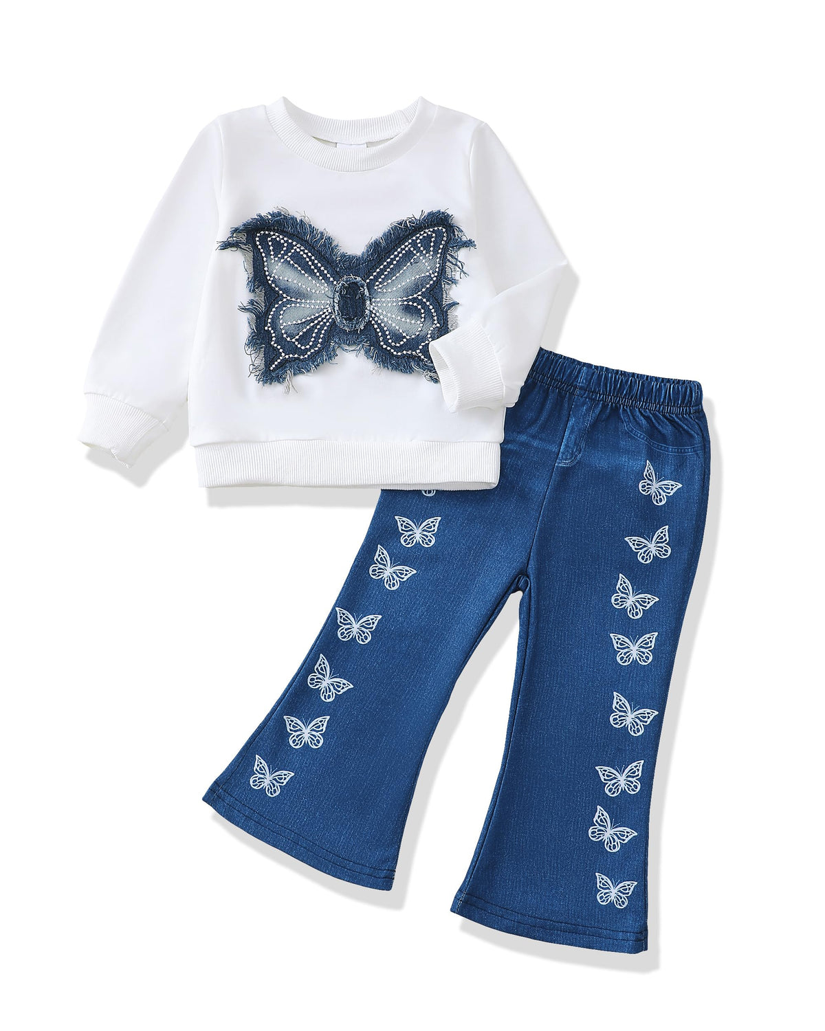 Renotemy Toddler Baby Girl Clothes Fall Winter Outfits Gifts 12Months-5T