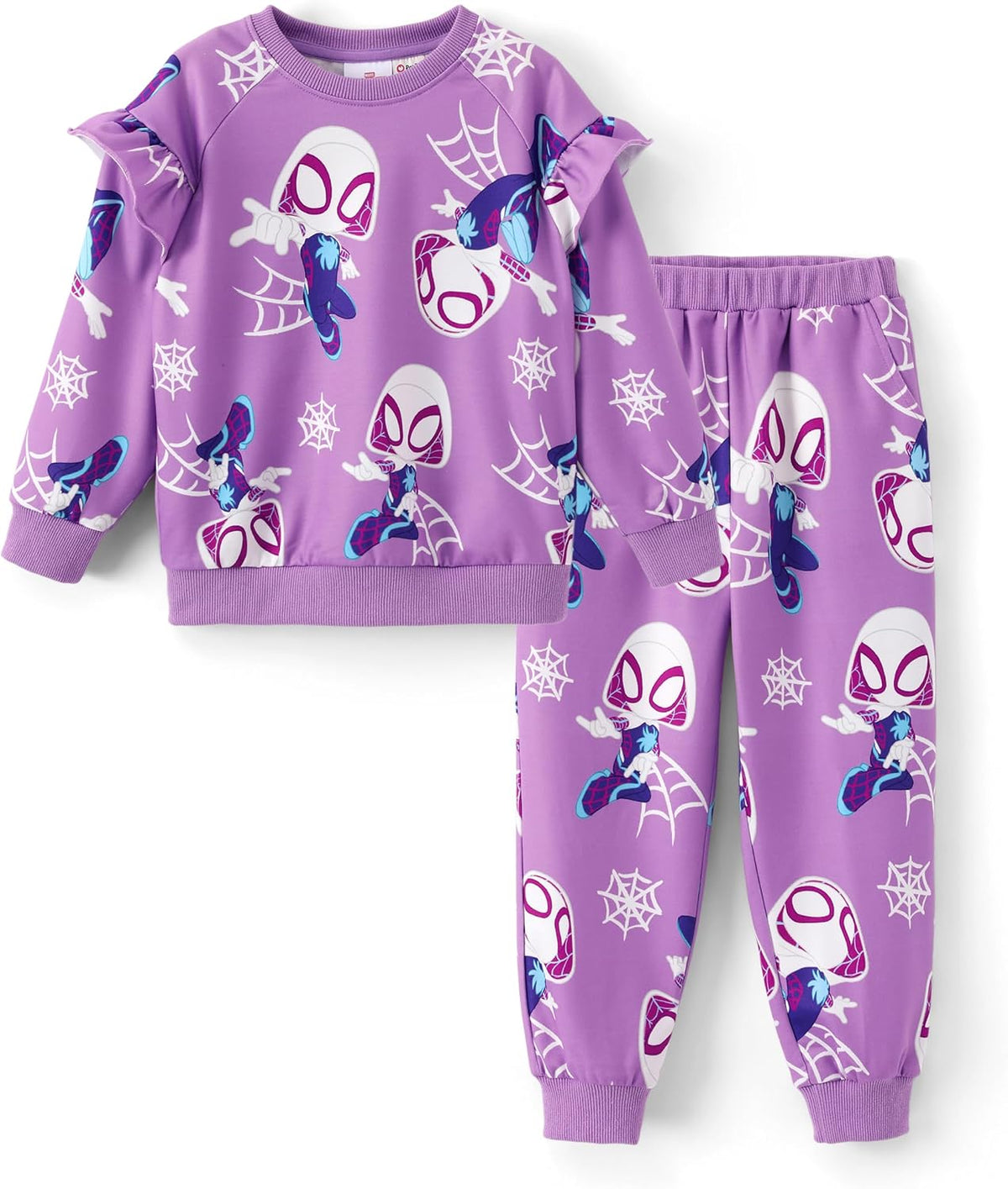 Disney Outfits for Girls Long Sleeve Shirt Pocket Pant Toddler Sweatsuit